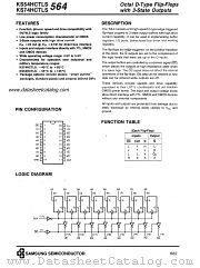 KS74HCTLS564 datasheet pdf Samsung Electronic