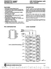 KS74HCTLS597 datasheet pdf Samsung Electronic