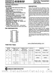 KS74HCTLS659 datasheet pdf Samsung Electronic