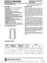 KS74HCTLS664 datasheet pdf Samsung Electronic