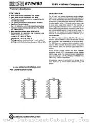 KS74HCTLS679 datasheet pdf Samsung Electronic