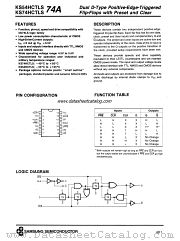 KS54HCTLS74A datasheet pdf Samsung Electronic