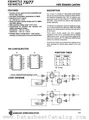 KS54HCTLS75 datasheet pdf Samsung Electronic