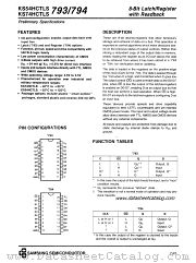 KS74HCTLS794 datasheet pdf Samsung Electronic