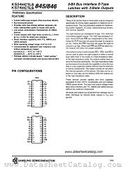 KS74HCTLS845 datasheet pdf Samsung Electronic