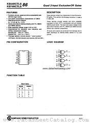 KS74HCTLS86 datasheet pdf Samsung Electronic