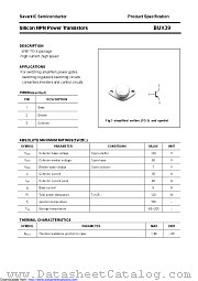 BUX39 datasheet pdf Savantic