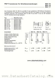 BSV15-10 datasheet pdf Siemens