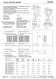 BStN3480k datasheet pdf Siemens