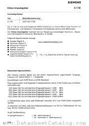 S178 datasheet pdf Siemens