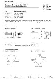 SAJ135-I datasheet pdf Siemens