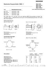 SAJ135A datasheet pdf Siemens