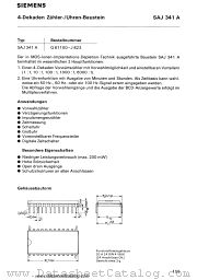 SAJ341A datasheet pdf Siemens