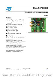 EVAL-RHF1401V2 datasheet pdf ST Microelectronics