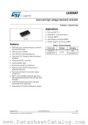 L6599AT datasheet pdf ST Microelectronics