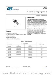 L78S datasheet pdf ST Microelectronics