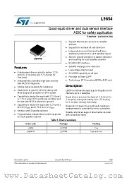 L9654 datasheet pdf ST Microelectronics