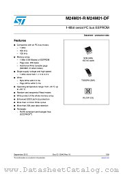 M24M01-RCS6TP/A datasheet pdf ST Microelectronics