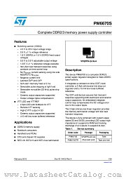 PM6670STR datasheet pdf ST Microelectronics