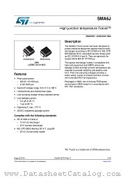 SMA6J datasheet pdf ST Microelectronics