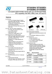 ST7263BE6 datasheet pdf ST Microelectronics