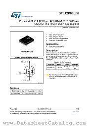 STL42P6LLF6 datasheet pdf ST Microelectronics
