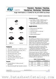 TSV522IQ2T datasheet pdf ST Microelectronics