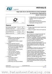 VN7016AJ-E datasheet pdf ST Microelectronics