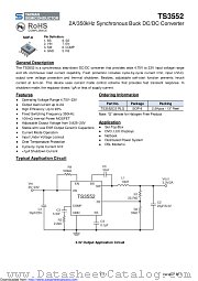 TS3552CS datasheet pdf Taiwan Semiconductor