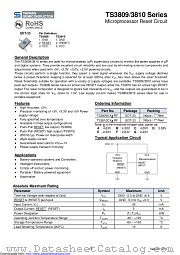 TS3809CXE datasheet pdf Taiwan Semiconductor