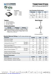 TSM070N07PQ56 datasheet pdf Taiwan Semiconductor