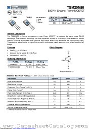 TSM20N50CZ datasheet pdf Taiwan Semiconductor