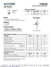 TSM2306CX datasheet pdf Taiwan Semiconductor