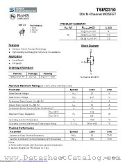 TSM2310CX datasheet pdf Taiwan Semiconductor