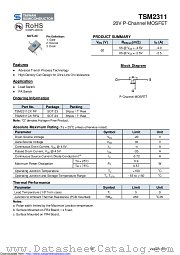 TSM2311CX datasheet pdf Taiwan Semiconductor