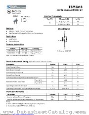 TSM2318CX datasheet pdf Taiwan Semiconductor