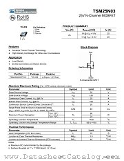 TSM25N03CP datasheet pdf Taiwan Semiconductor