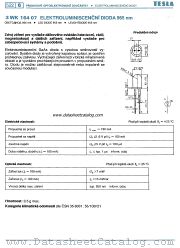 3WK164 07 datasheet pdf Tesla Elektronicke