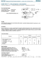 3WN166 17 datasheet pdf Tesla Elektronicke