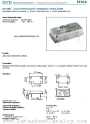 CXO datasheet pdf Tesla Elektronicke