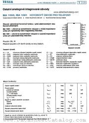 MA1061 datasheet pdf Tesla Elektronicke