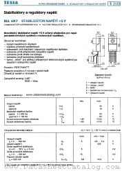 MA487 datasheet pdf Tesla Elektronicke