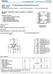 MAC4741C datasheet pdf Tesla Elektronicke