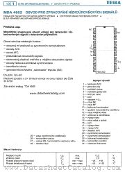 MDA4502 datasheet pdf Tesla Elektronicke