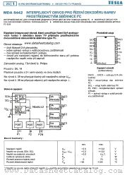 MDA8442 datasheet pdf Tesla Elektronicke