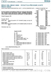 MDAC566C datasheet pdf Tesla Elektronicke