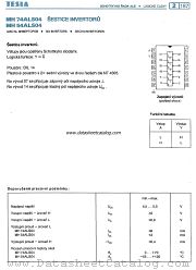 MH74ALS04 datasheet pdf Tesla Elektronicke