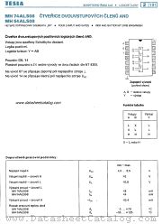 MH74ALS08 datasheet pdf Tesla Elektronicke