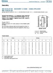 MH54ALS138 datasheet pdf Tesla Elektronicke