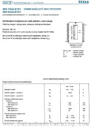 MH54ALS151 datasheet pdf Tesla Elektronicke